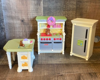 Fisher Price Loving Family Dollhouse ~ Kitchen Set 1