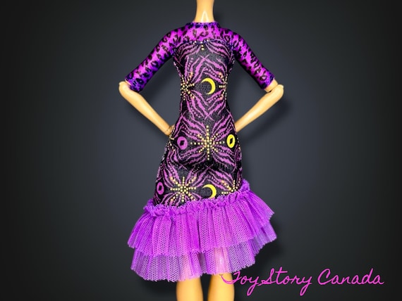 monster high purple dress Monster High Howliday Winter Edition Clawdeen Wolf Fashion Doll