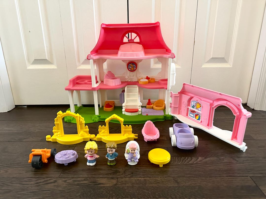 Fisher Price Little People Happy Sounds Home COMPLETE With Extras! 