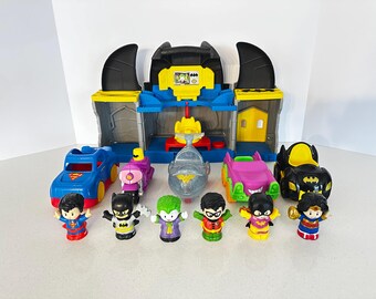 フィッシャープライス リトルピープル バットケイブ プレイセット DC