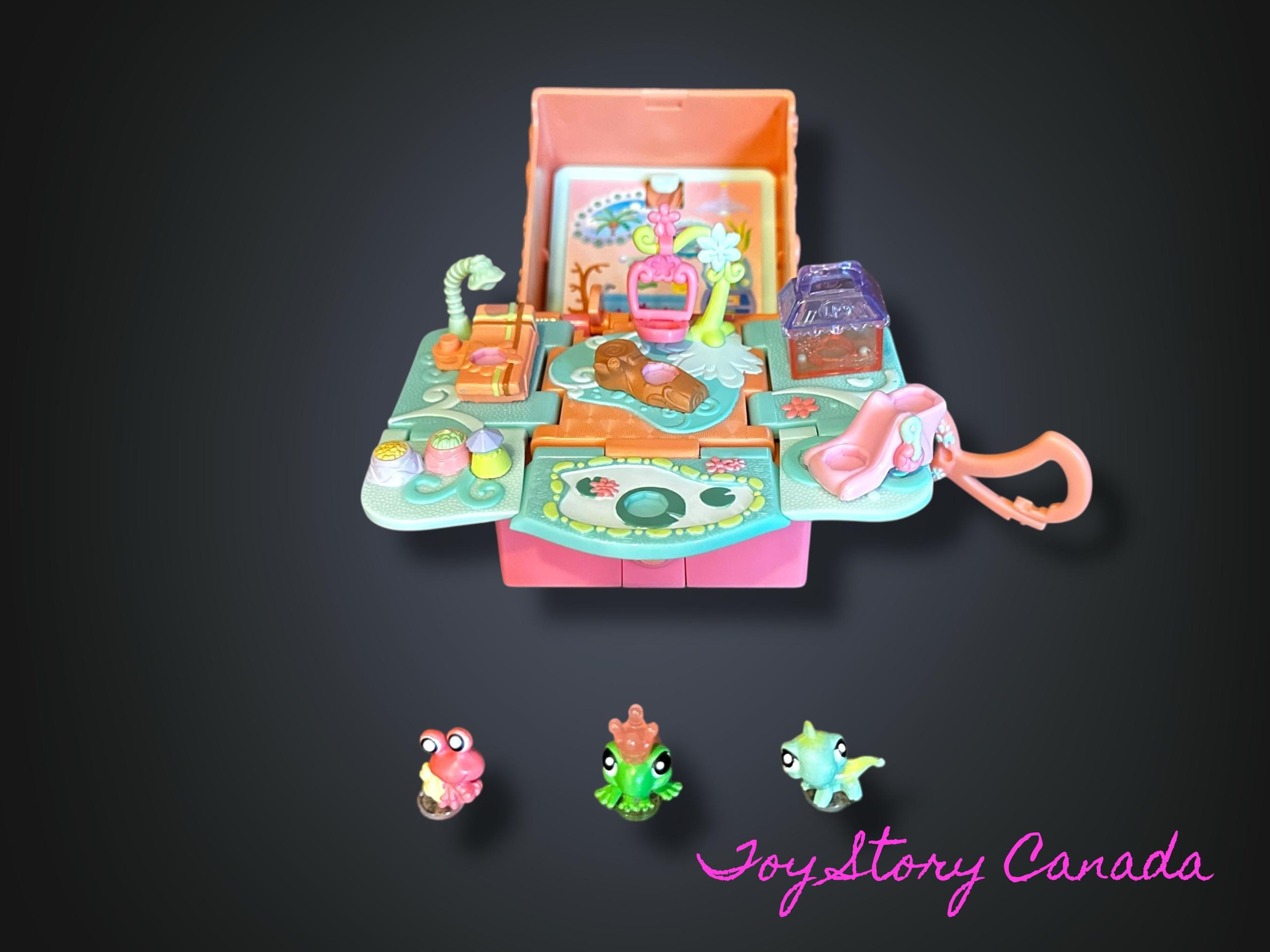 Little Rhythnnneリトルリズン　美品 Littlest Pet Shop Teeniest Tiniest Mini Pop-up Pet Shop ~ Reptiles