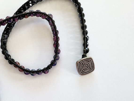 22” Bead & String Wrap Bracelet - image 3