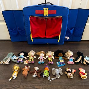 マンハッタン トイ ブルー レッド フィンガー パペット シアター