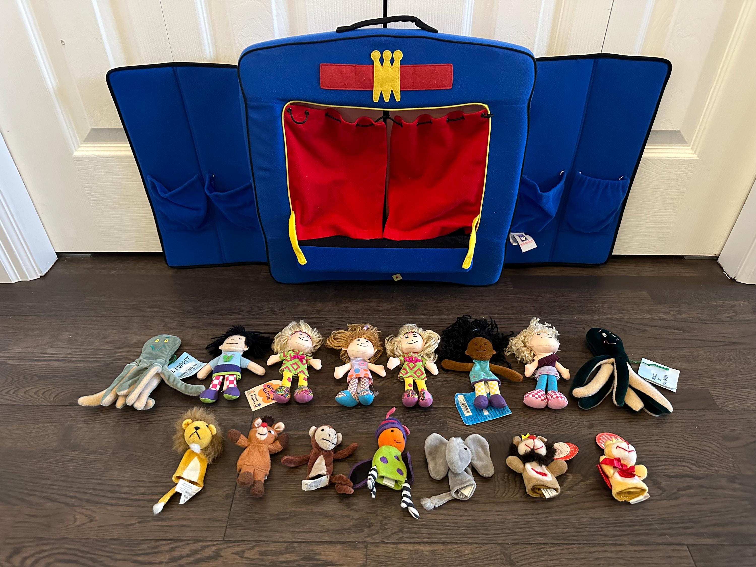 Dirct Line Puppet Plush Family Finger Puppets Set Better Line Stage & Family Set - 20 ...