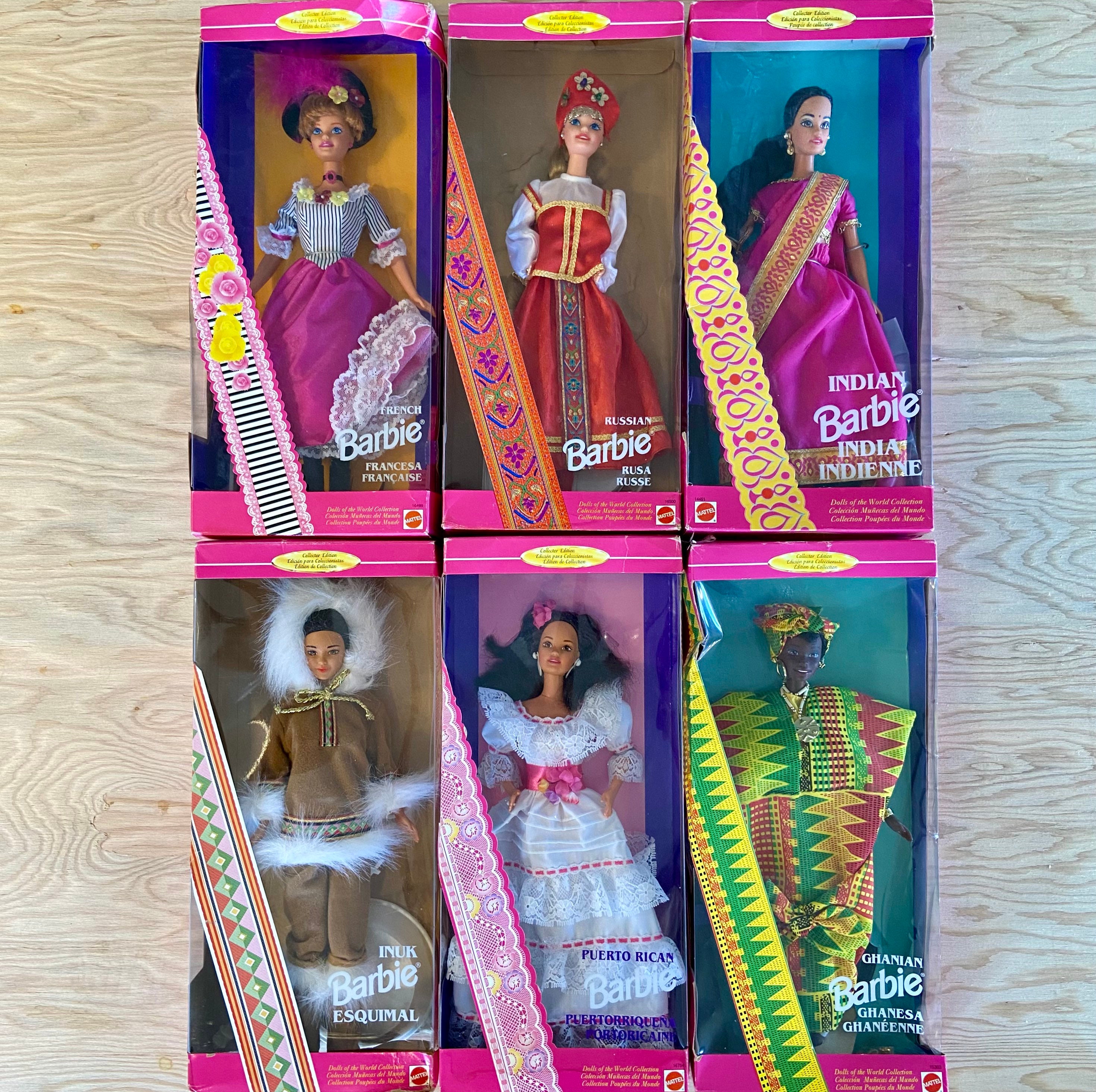 Vintage Barbie Dolls of the World Collection Collectors 