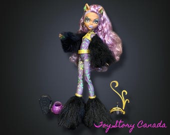Clawdeen Wolf ~ Ghouls Rule ~ Monster High Puppe, KOMPLETT! (Haare entklebt)