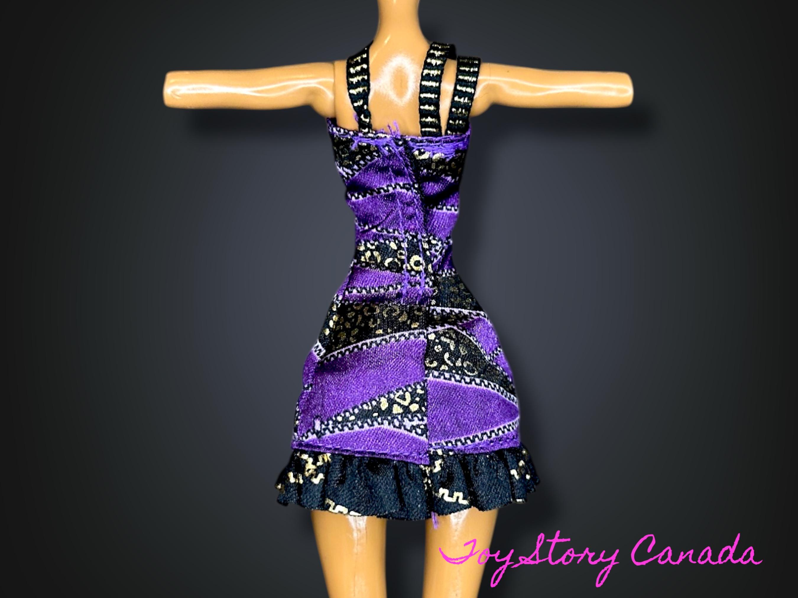 monster high purple dress Monster High First Wave Clawdeen Wolf Doll Purple dress Fast Shipping