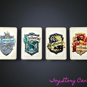Harry Potter à l'école des sorciers ~ Jeu de société Trivia ~ 4 cartes Choixpeau de rechange, ENSEMBLE COMPLET !
