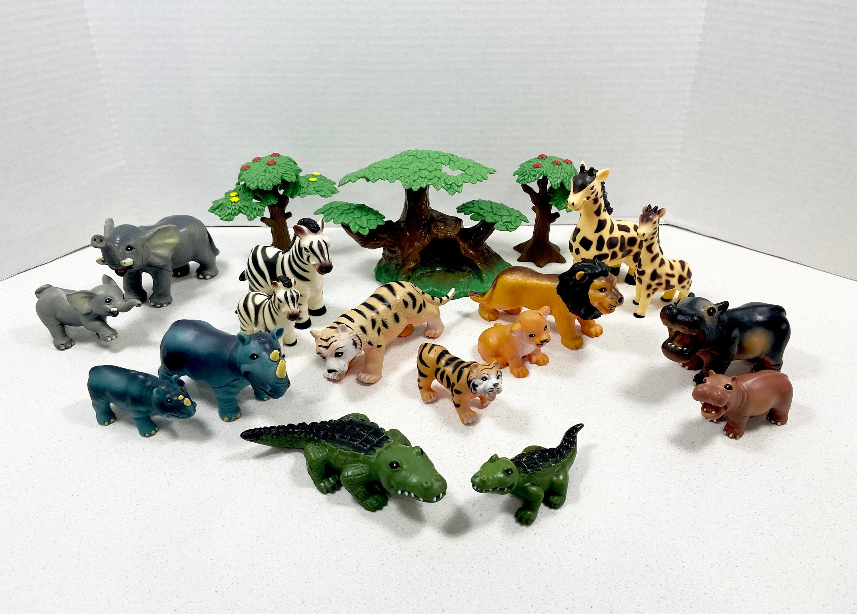 Animal Planet Mother & Baby Safari Playset ~ COMPLETE!