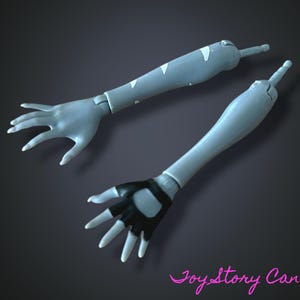 Werecat Meowlody ~ Wheelin&#39; Werecats Sisters & Scooter ~ G1 Replacement Arms
