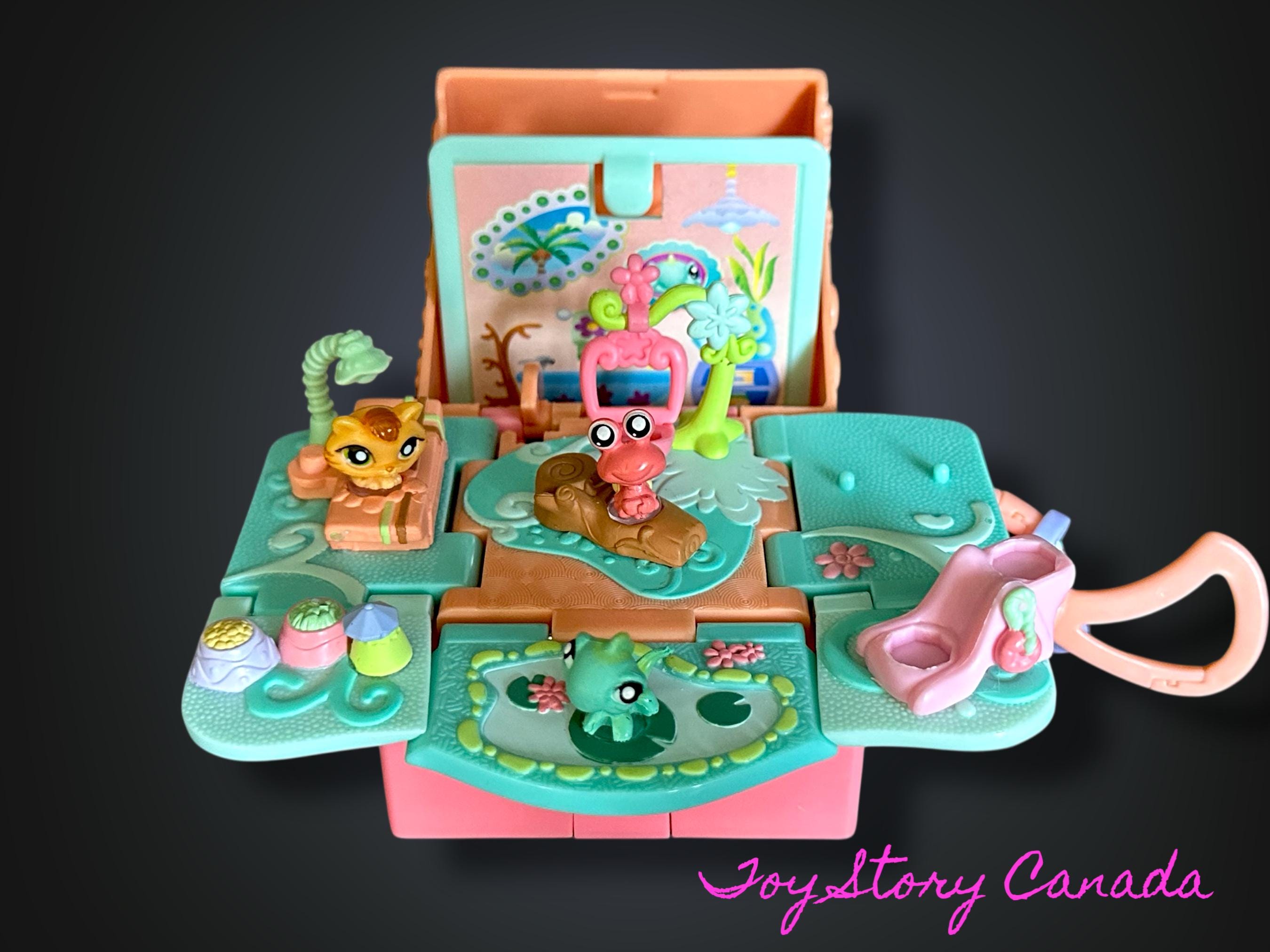 Little Rhythnnneリトルリズン　美品 Littlest Pet Shop Teeniest Tiniest Mini Pop-up Playset W/h Crab