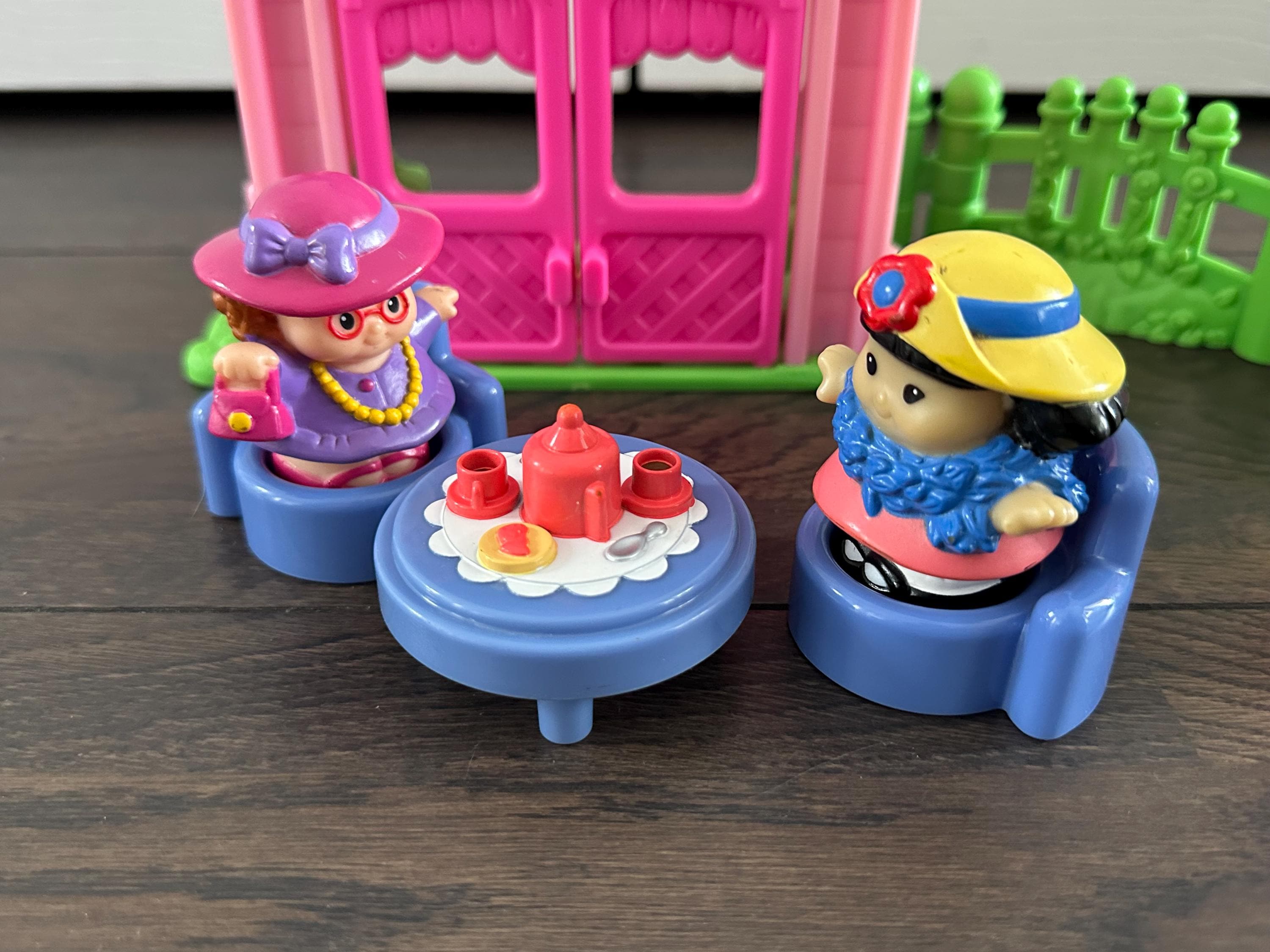 Fisher Price Little People ~ Playtime Pals Tea Party Set - Etsy