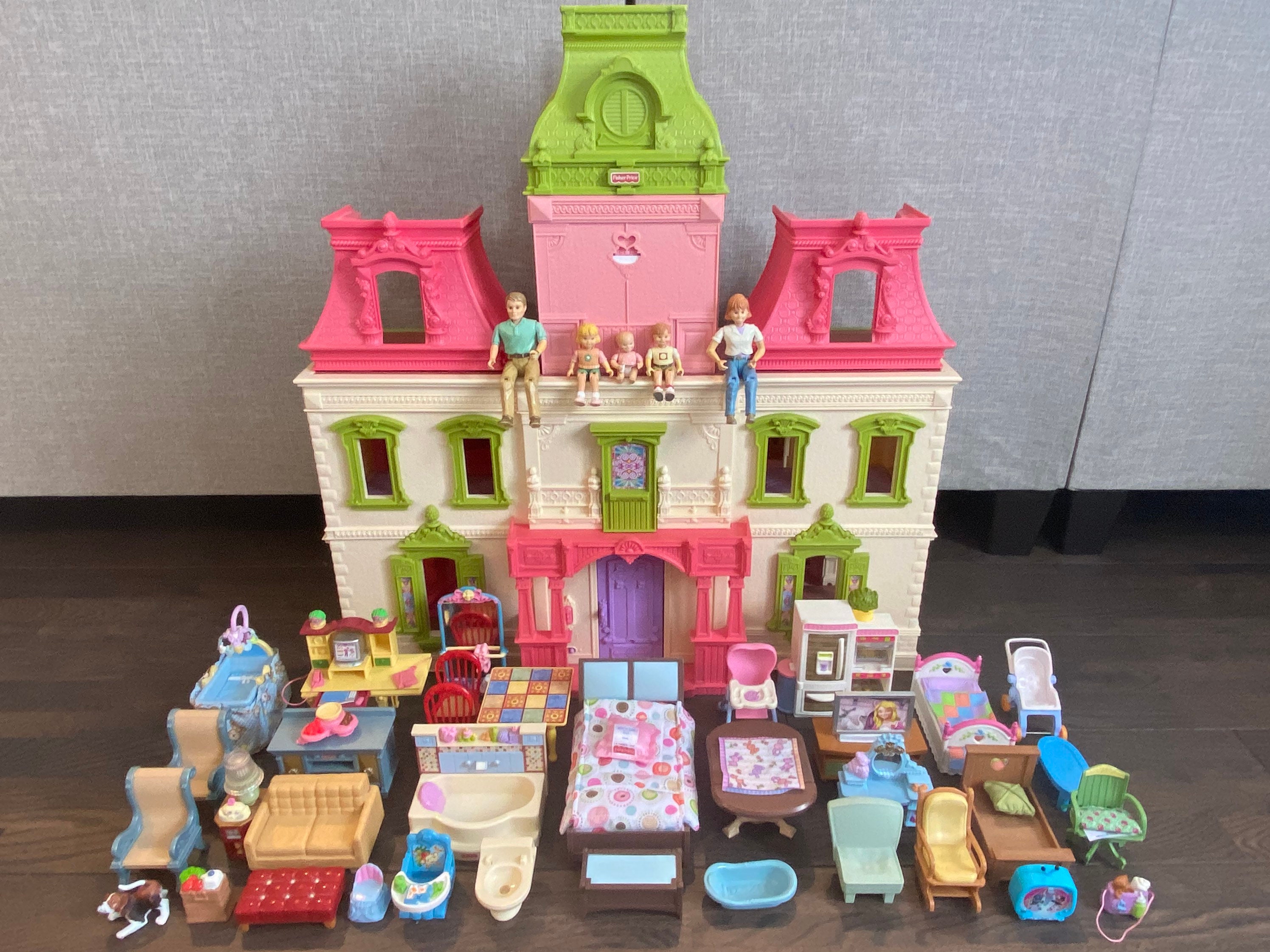 Fisher-Price, Toys, Fisherprice Loving Family Furnished Grand Mansion  Victorian Dream Dollhouse