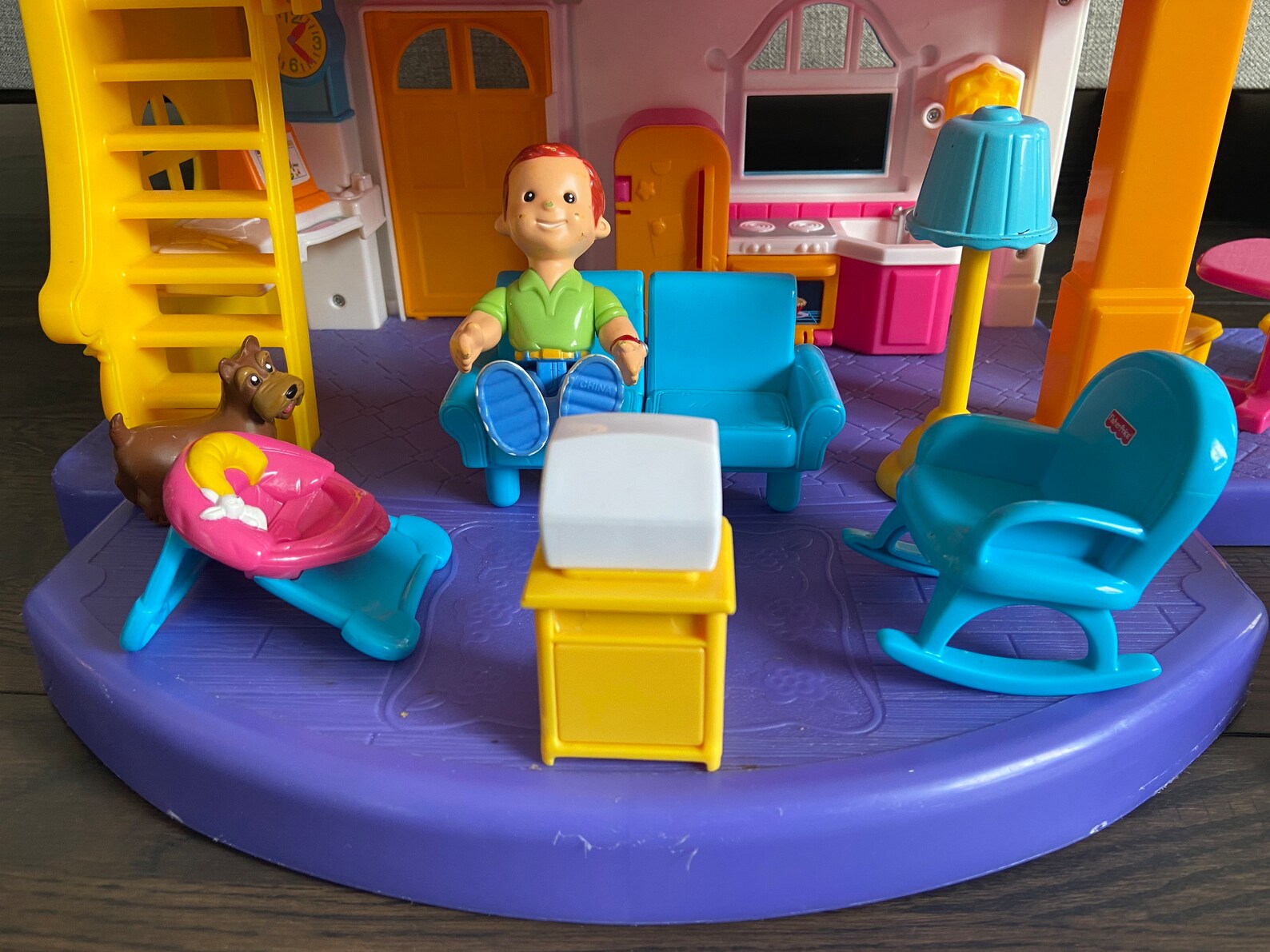 Fisher Price My First Dollhouse Loaded With Accessories Etsy