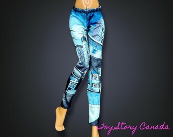 Monster High Wydowna Spider ~ I Love Fashion ~ Blue Leggings Tights