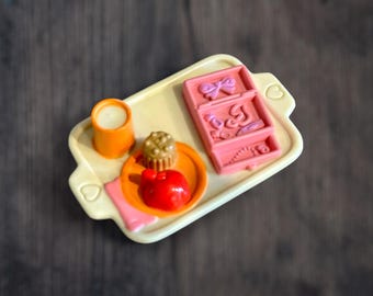 Fisher Price Loving Family ~ Dollhouse Serving Tray with Food