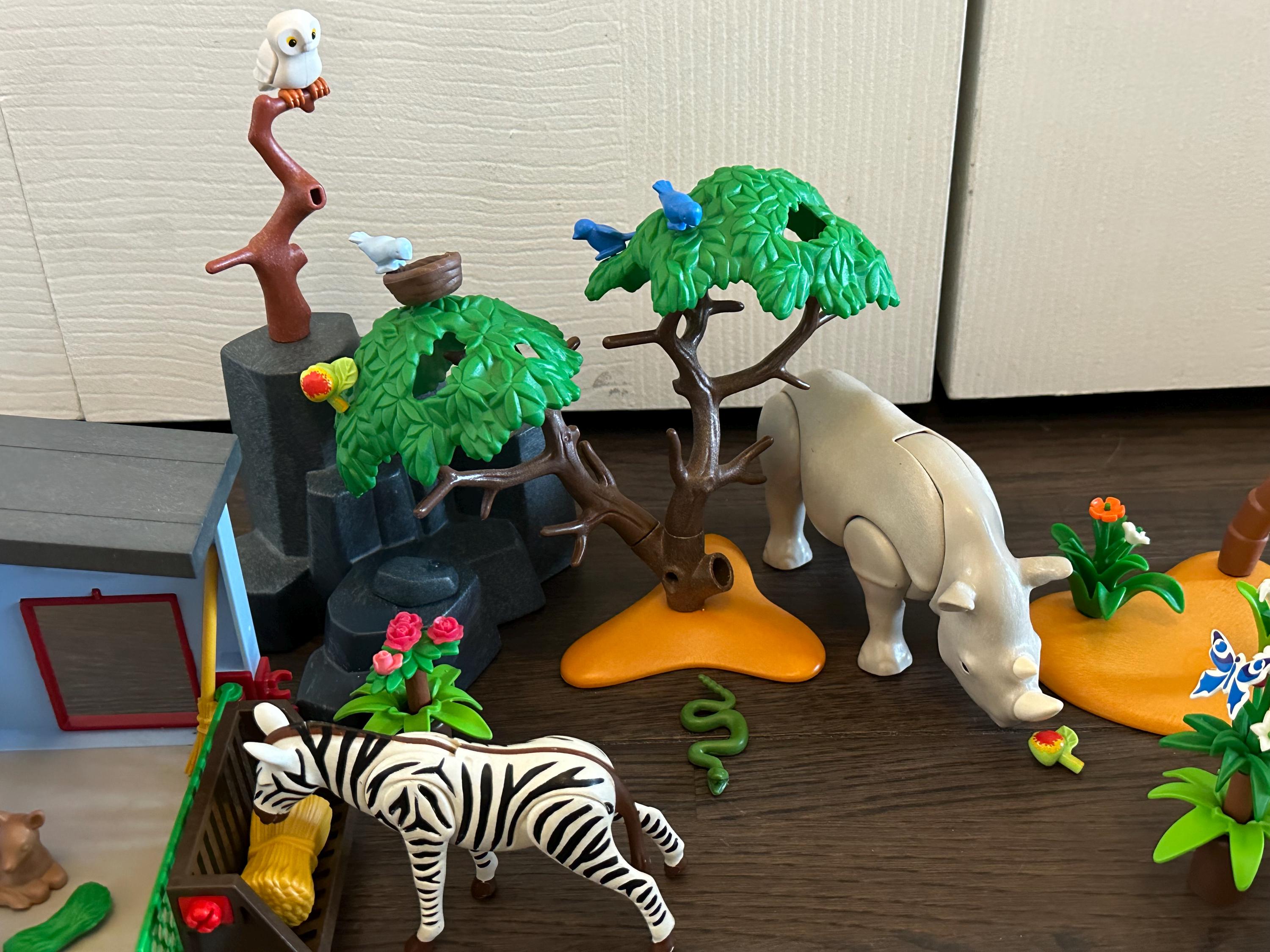 プレイモービル 動物園セット＋動物セット【3240】【4922】【4931】 プレイモービル 動物園 ZOO とどうぶつ色々セット - メルカリ