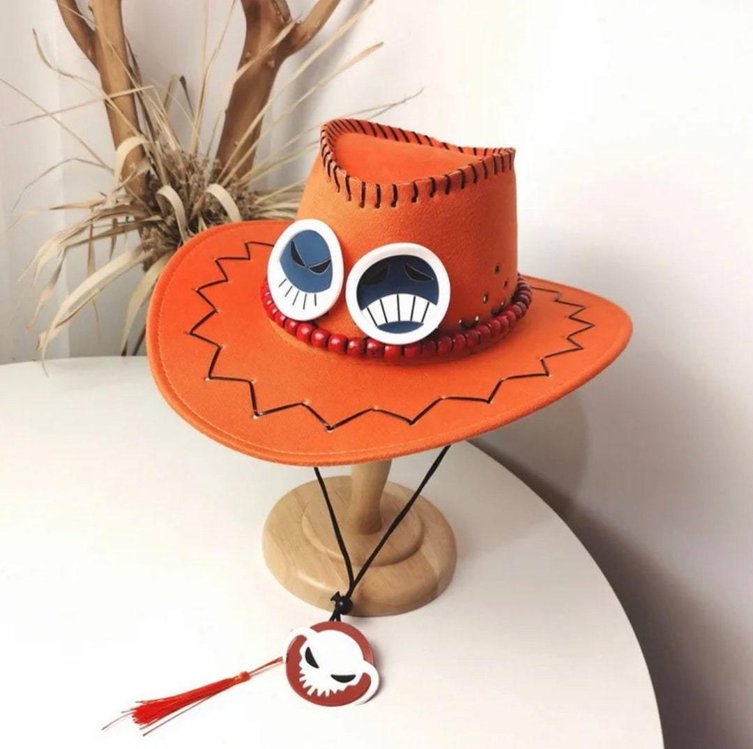 One Piece Ace Hat Anime Cosplay Costume Portgas D. Ace Etsy