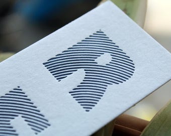 READ Letterpress Bookmark | Handmade Cotton Paper Bookmark, Literary Gift for Book Lovers