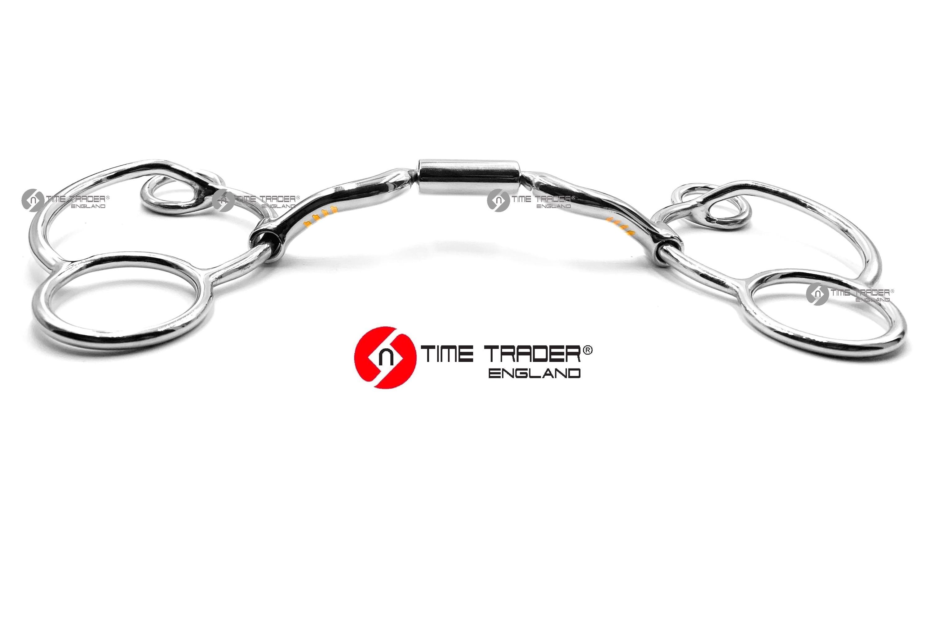 thumbnail image 2 of Western Universal Horse Bit Snaffle With Copper Inlay - Sizes 4.5 To 6.25 Inch - UK Stock 2 of 4