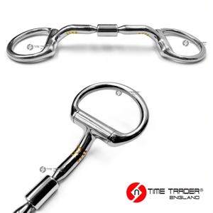 Pony Western Eggbutt Snaffle Bit ring 2&quot; 2inch Mouth Pony Horse Bit Copper All Sizes 3.5&quot; - 5.5&quot; UK Stock