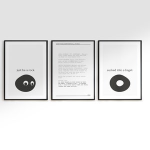 Everything Everywhere All At Once Script PosterTrio | Movie Script Art | Waymond Monologue Digital Print | Dan Quan Movie Script Wall Art