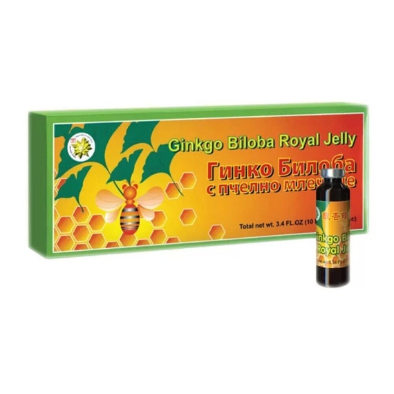 Ginkgo Biloba With Royal Jelly ginkgo Biloba Liquid 10 Etsy