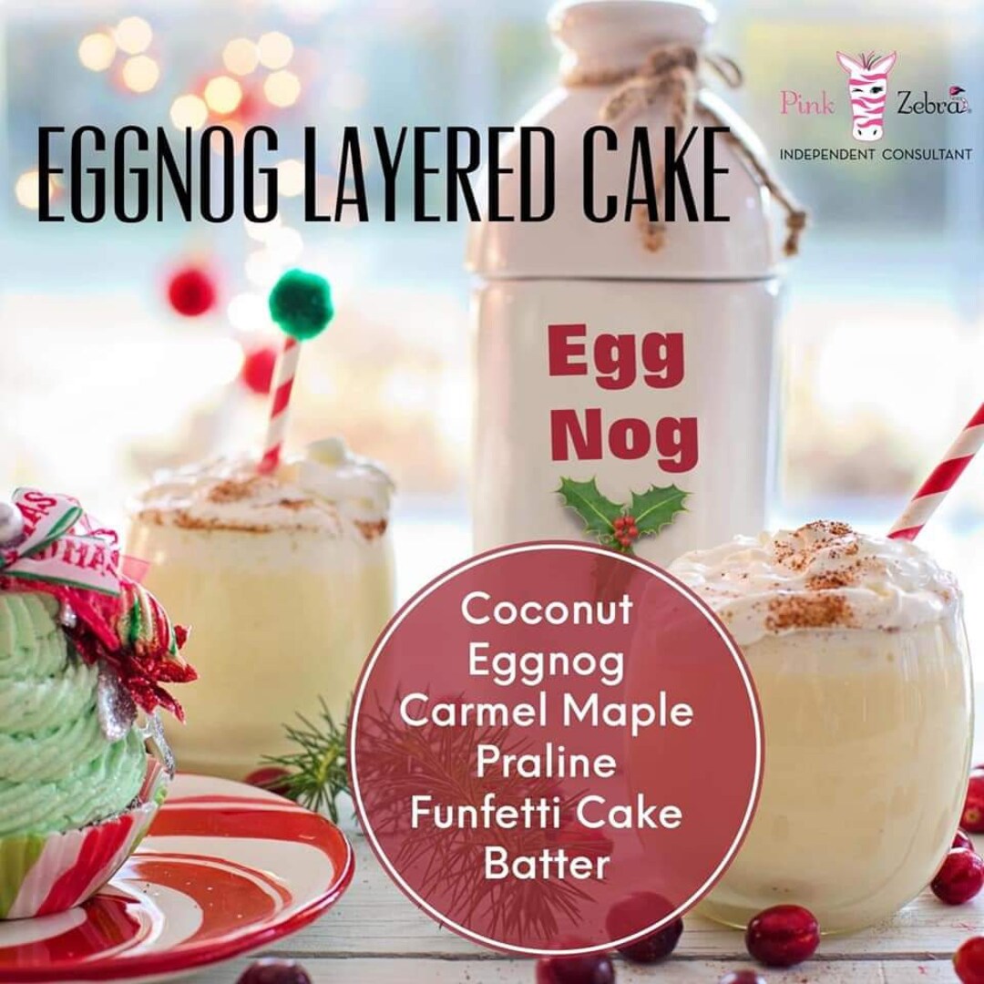 Eggnog Layered Cake Blend Sprinkles Pink Zebra Sprinkles Wax Melts Etsy