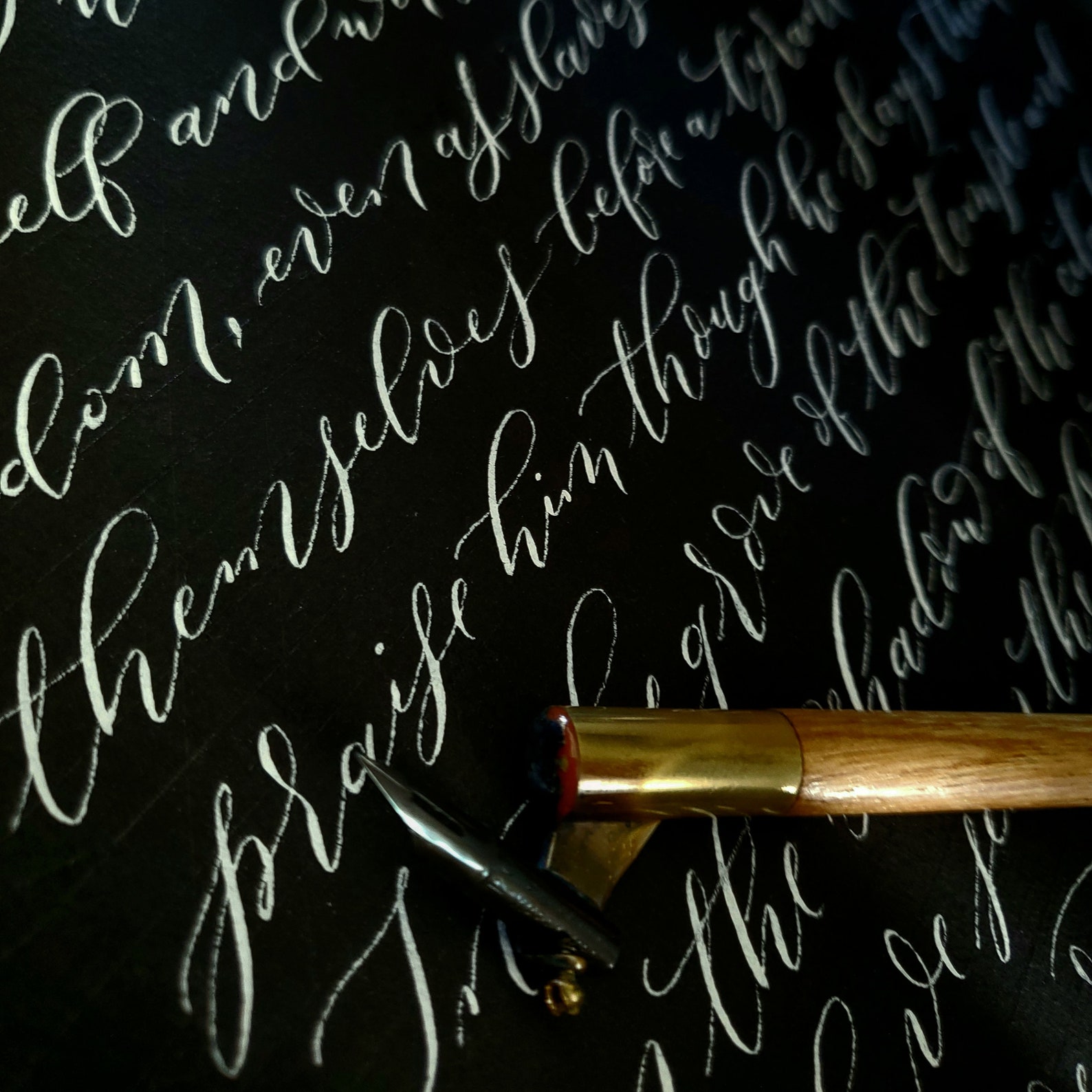 Pointed Letes S Custom Pointed Pen Calligraphy | Quotes, Vows, Letters - Etsy
