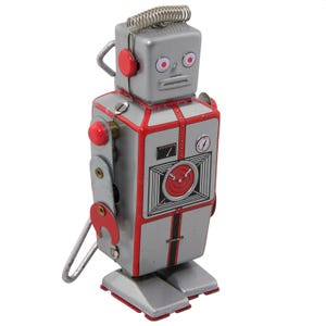 Robot - Silver - Tin Robot