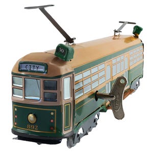 Tin toys - Tram made of tin - Tin tram