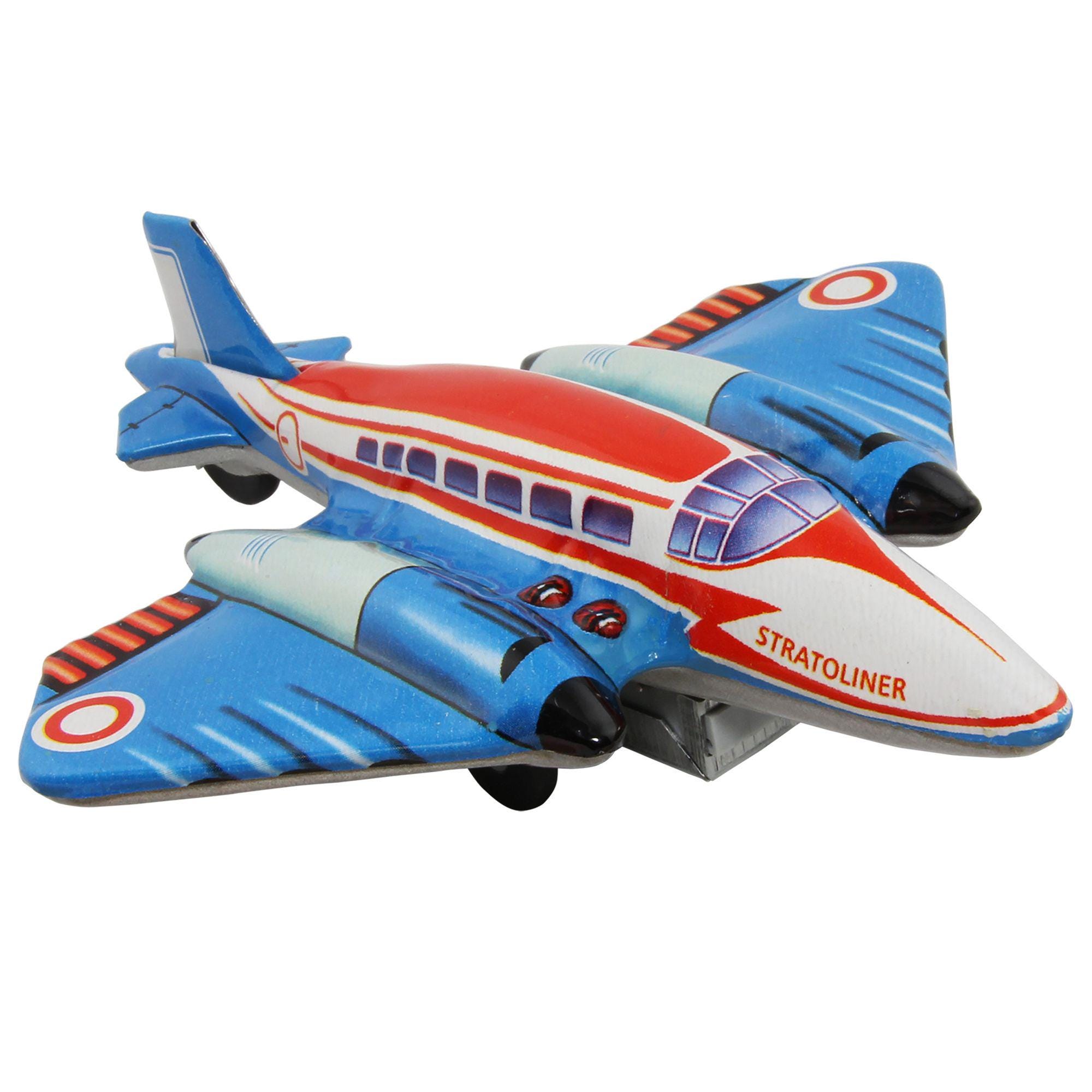 Tin toy - airplane - Stratoliner made of tin - tin airplane