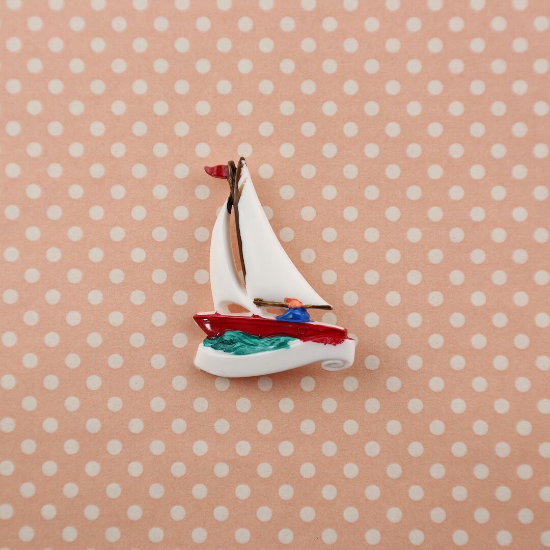 Badge Pin Sailing Boat Dinghy Lapel Pin - Etsy