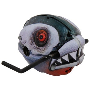 Tin toy - piranha made of tin - tin fish