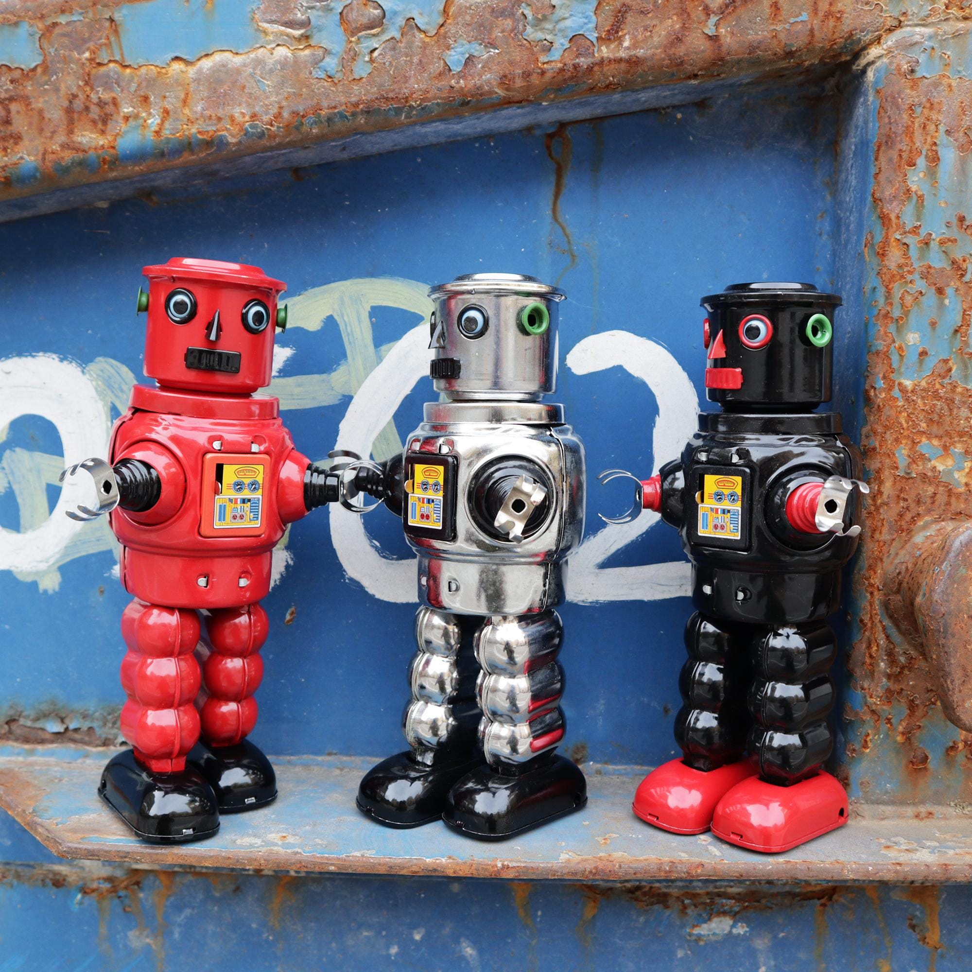 ブリキロボット Mechanical Roby Robot Robot Mechanical Roby Robot Sheet Metal Robot - Etsy