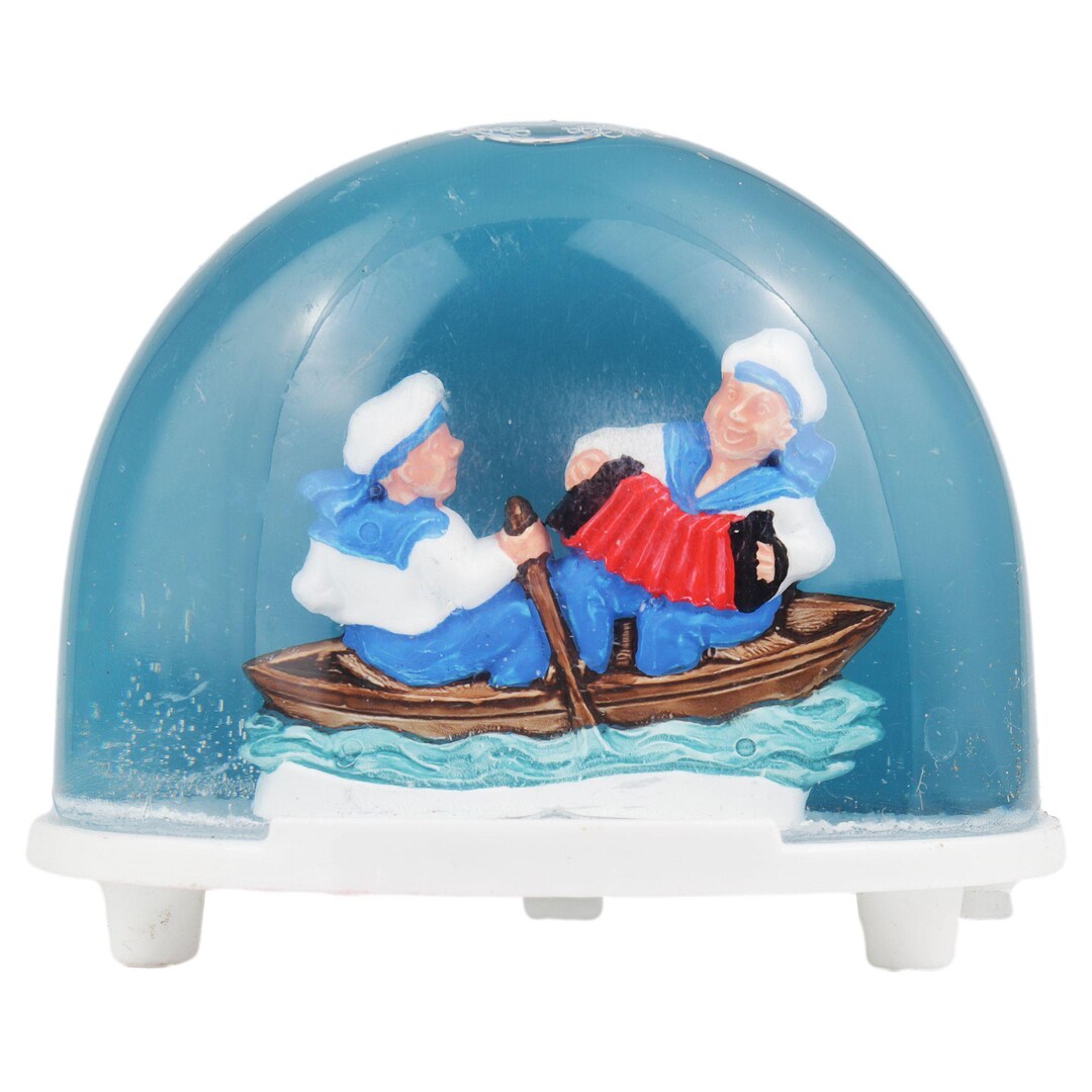 Shaker Rowing Snow Globe Shaker Sailors Seaman Rowing Boat Snowstorm - Etsy