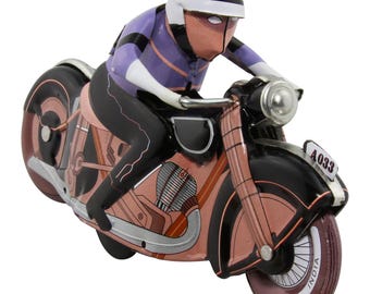 Blechspielzeug - Motorrad - Racing Motorcycle - Blechmotorrad