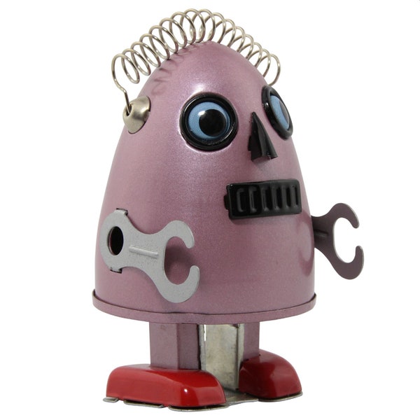 Robot - Robot Egg - red - bordeaux - tin robot
