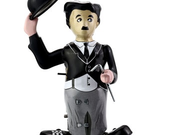 Giocattolo di latta - Charlie Chaplin - Uomo di latta - Figura di latta