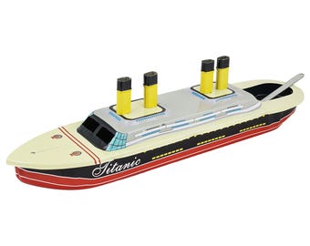 Titanic Pop-pop Candle Boat Replica Tin Toy Collectable - Etsy
