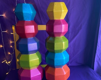 Rainbow Candy Vase