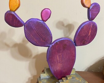 Lisa Frank Inspired Neon Cactus
