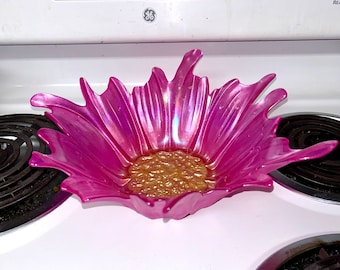 Bright Pink Flower Bowl