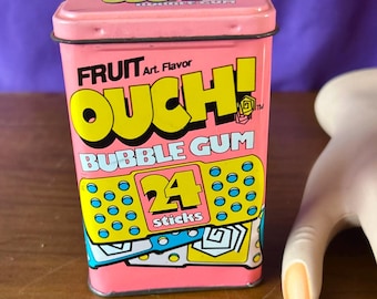 Ouch Bubblegum 90s Vintage Tiny Tin