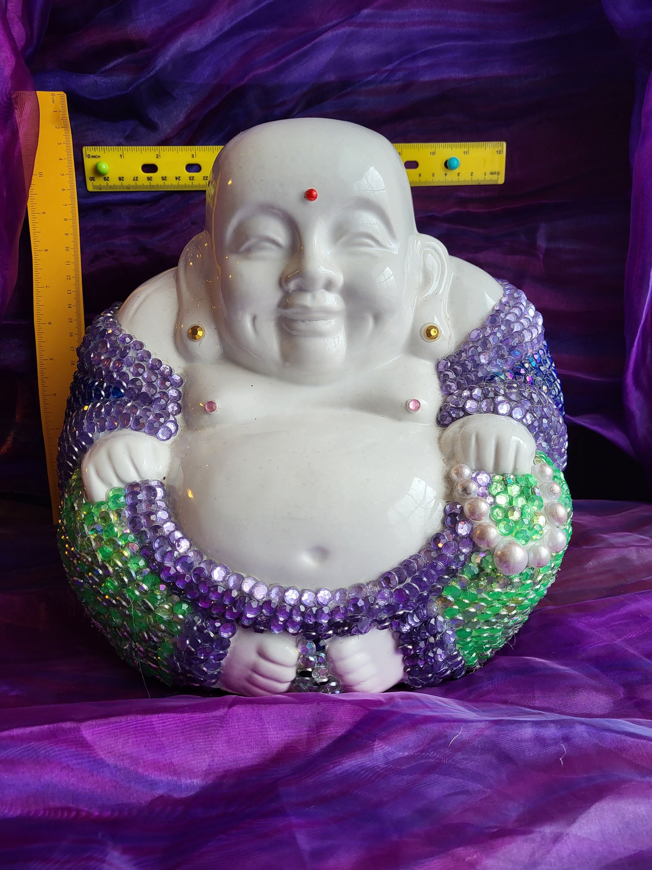 NWT Modern Decorative Sculpture with Rhinestone Accents Creative Rhinestone Bedazzling for Art Projects | TikTok main image 2