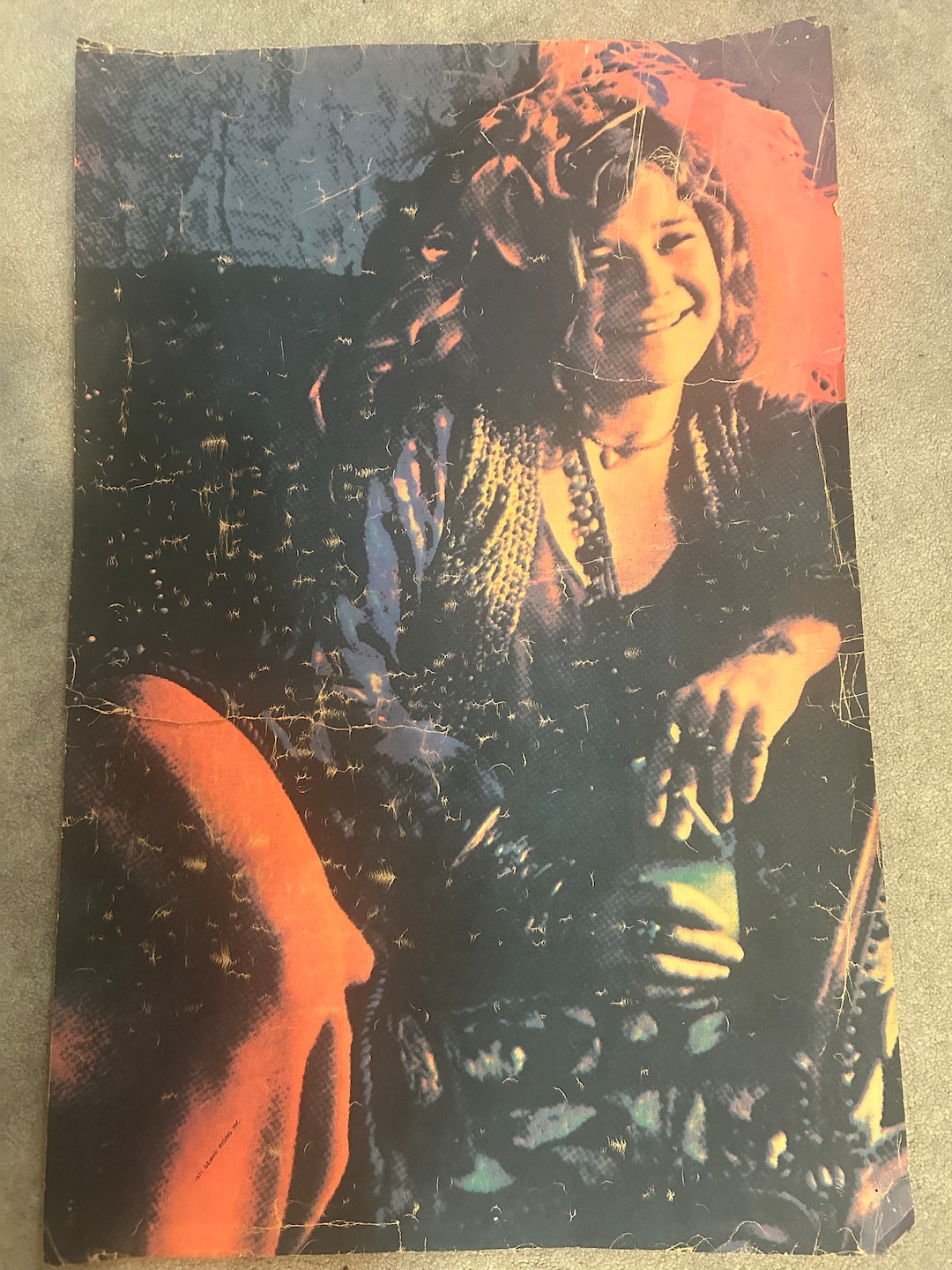 Straight From Woodstock! Vintage Janis Joplin Poster - Etsy