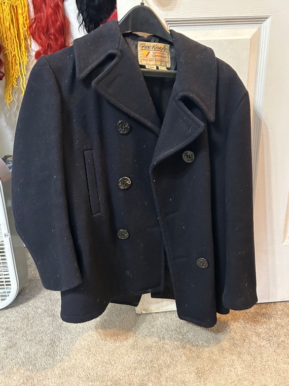 Fox Knapp Black Coat 1980s - Etsy