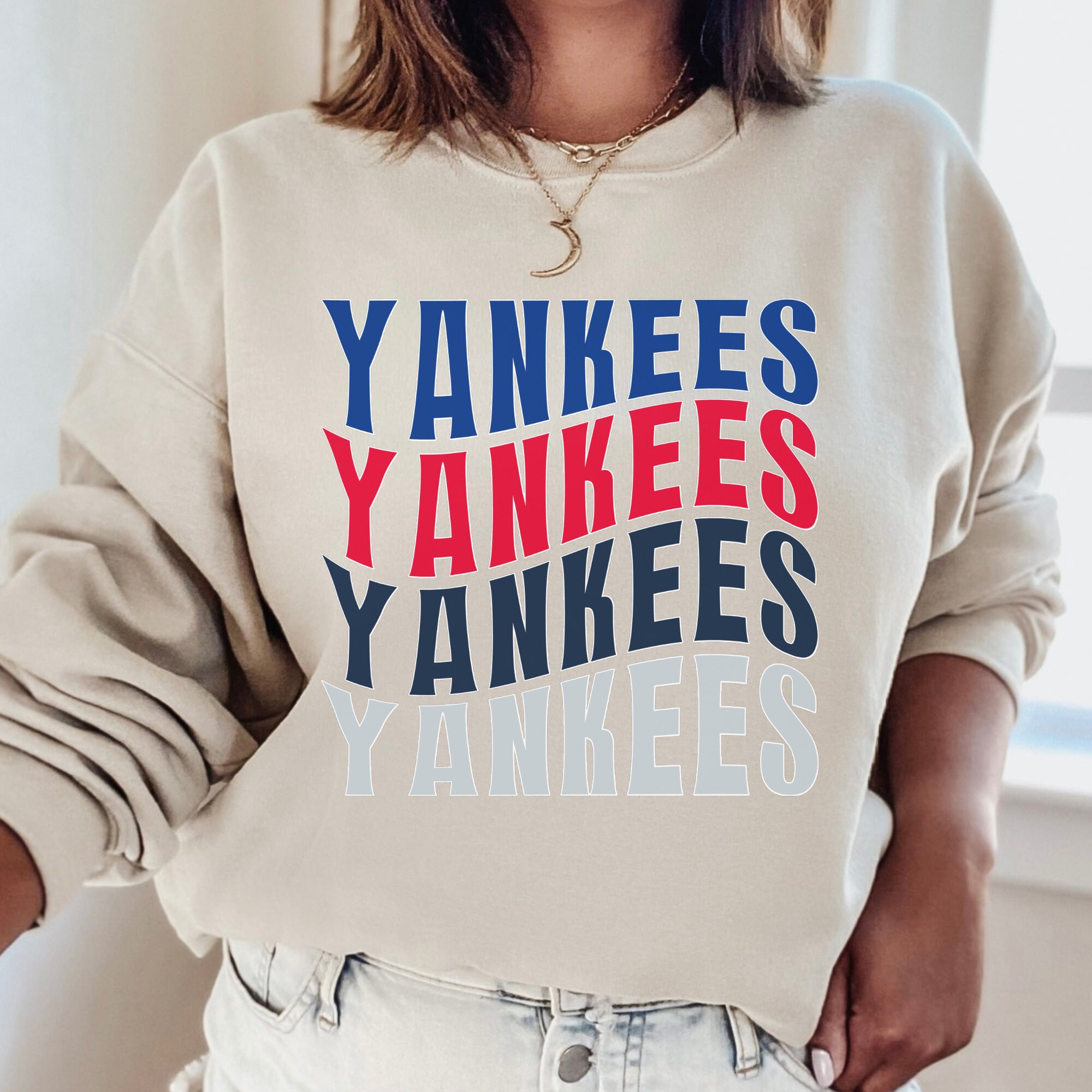 New York Yankees MLB Heritage Crewneck Sweatshirt C2_363