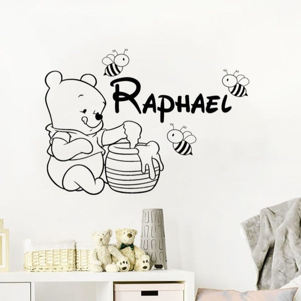 Winnie the Pooh Wall Decal Etsy