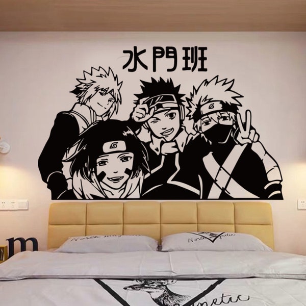 Anime Wall Stickers Etsy